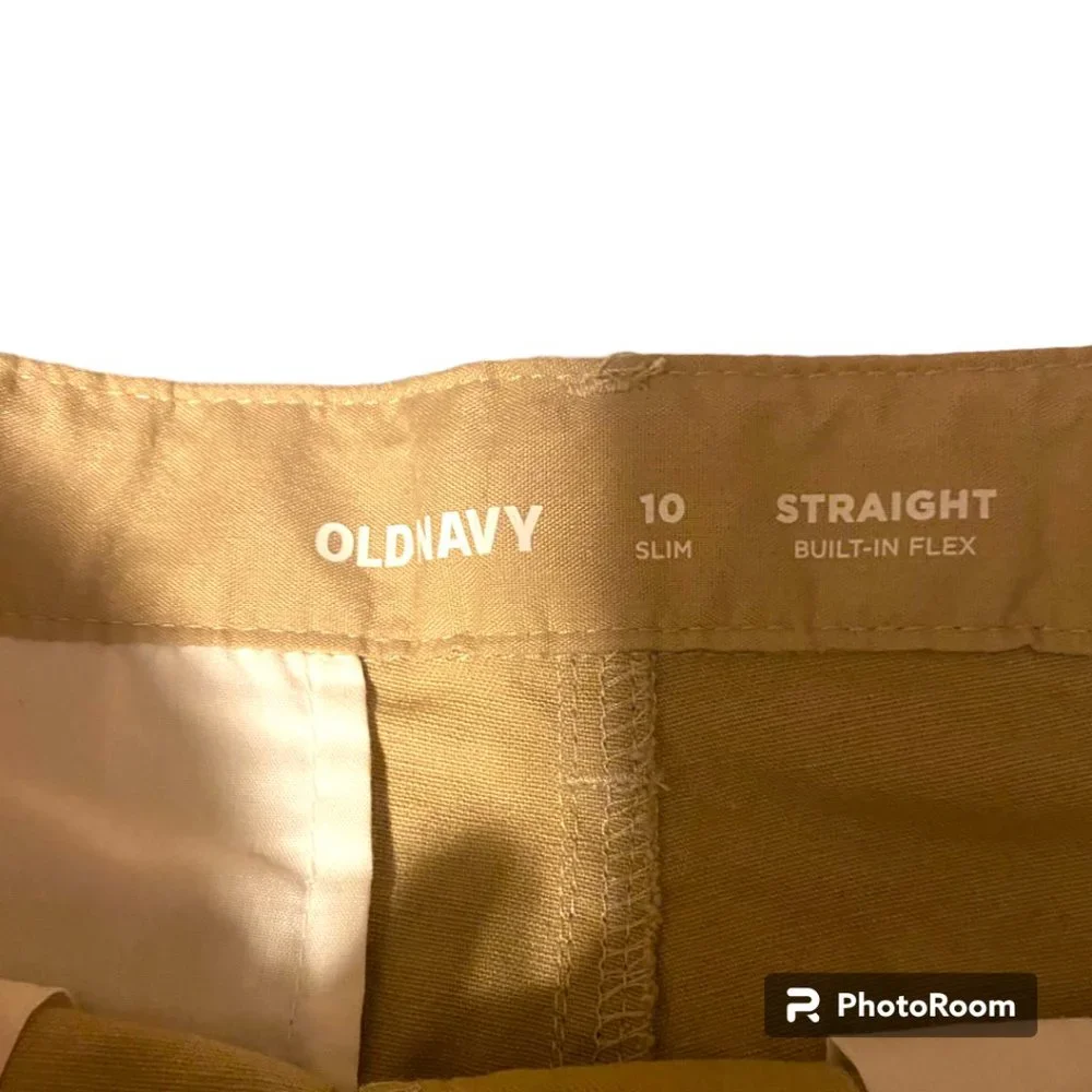 Old Navy Girl's‎ Khaki Pants slim fit School Uniform sz 10